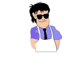 Bartender handing you a beer